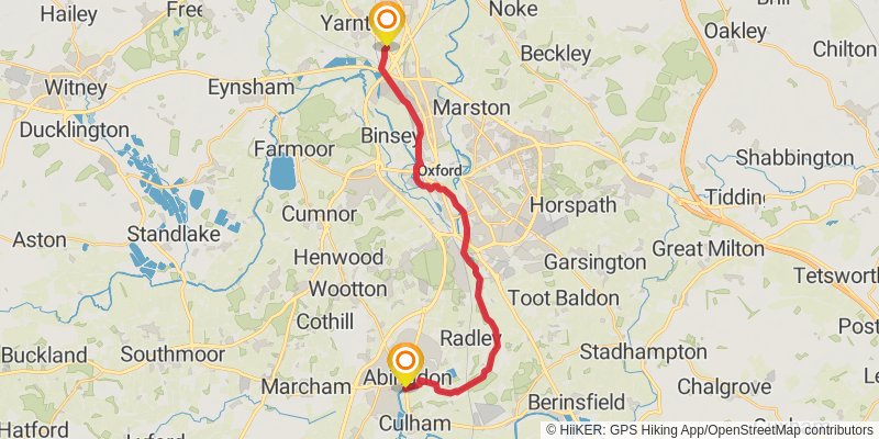 Middleton in Teesdale to Dover Walk stage 30 Map