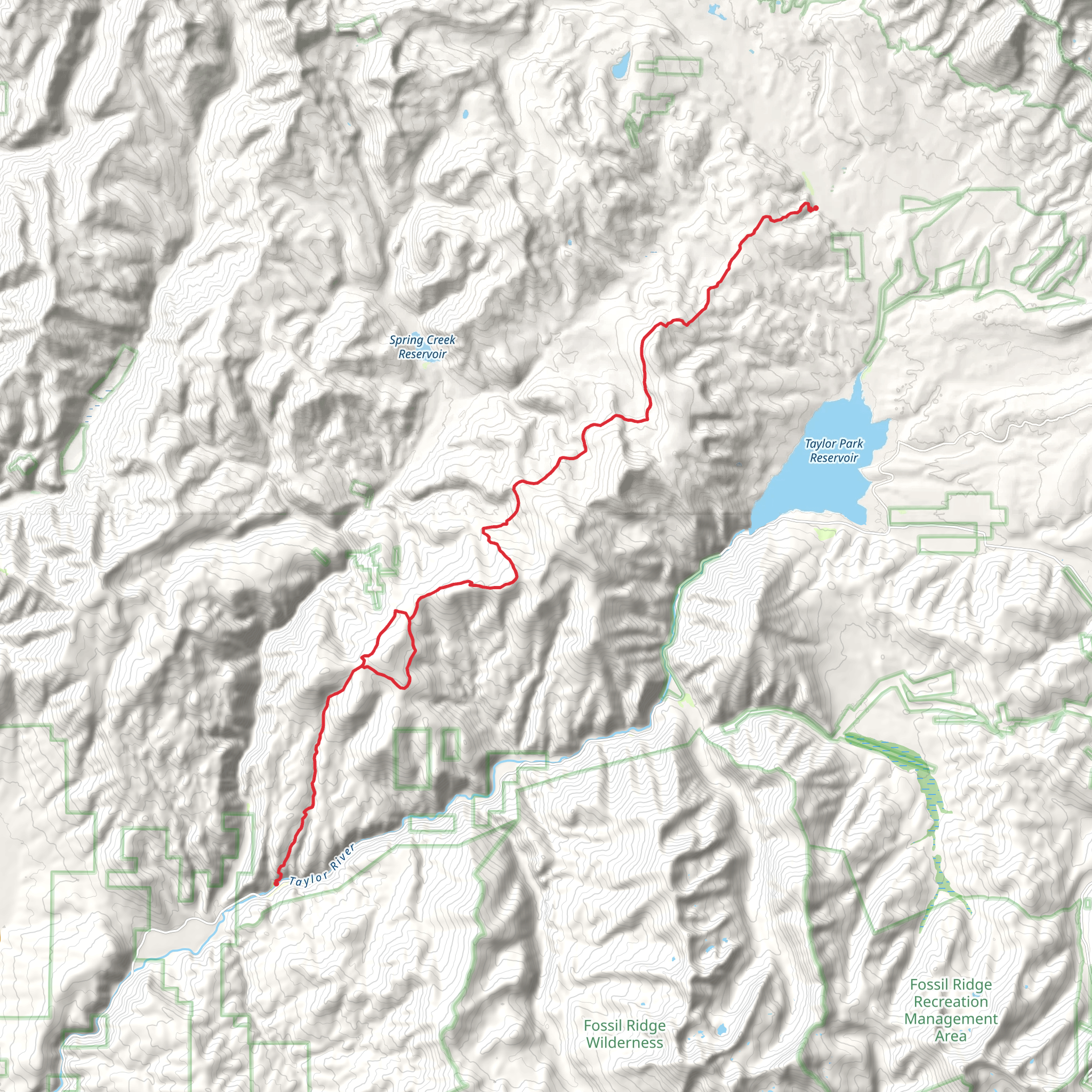Doctor Park Trail mobile static map