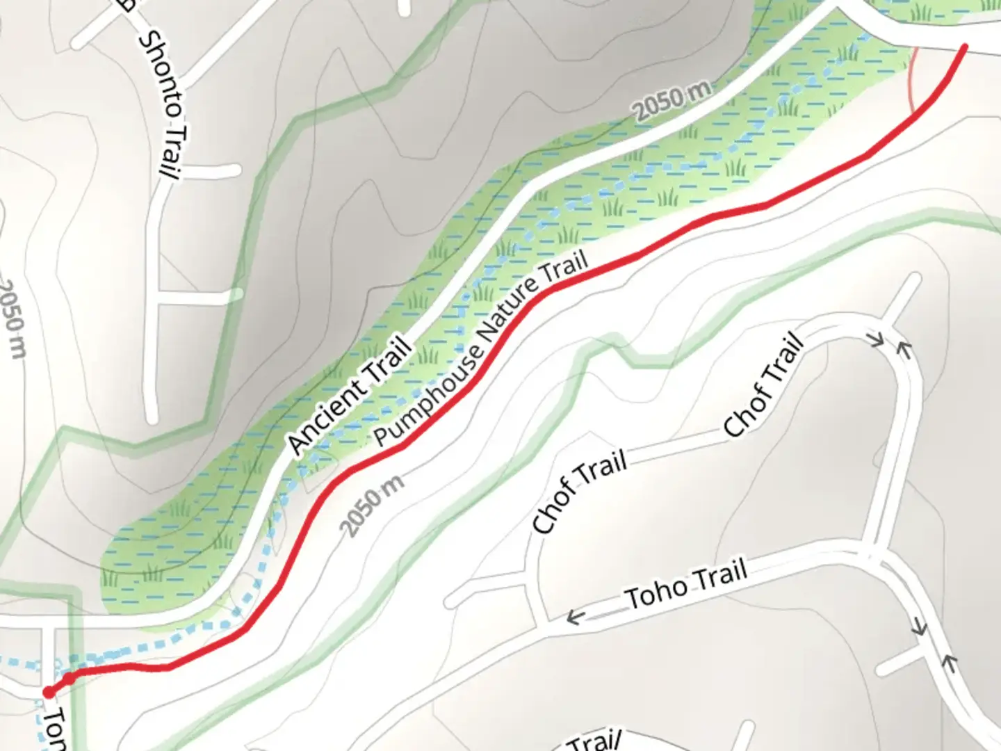 An image depicting the trail Pumphouse Nature Trail and its surrounding area.