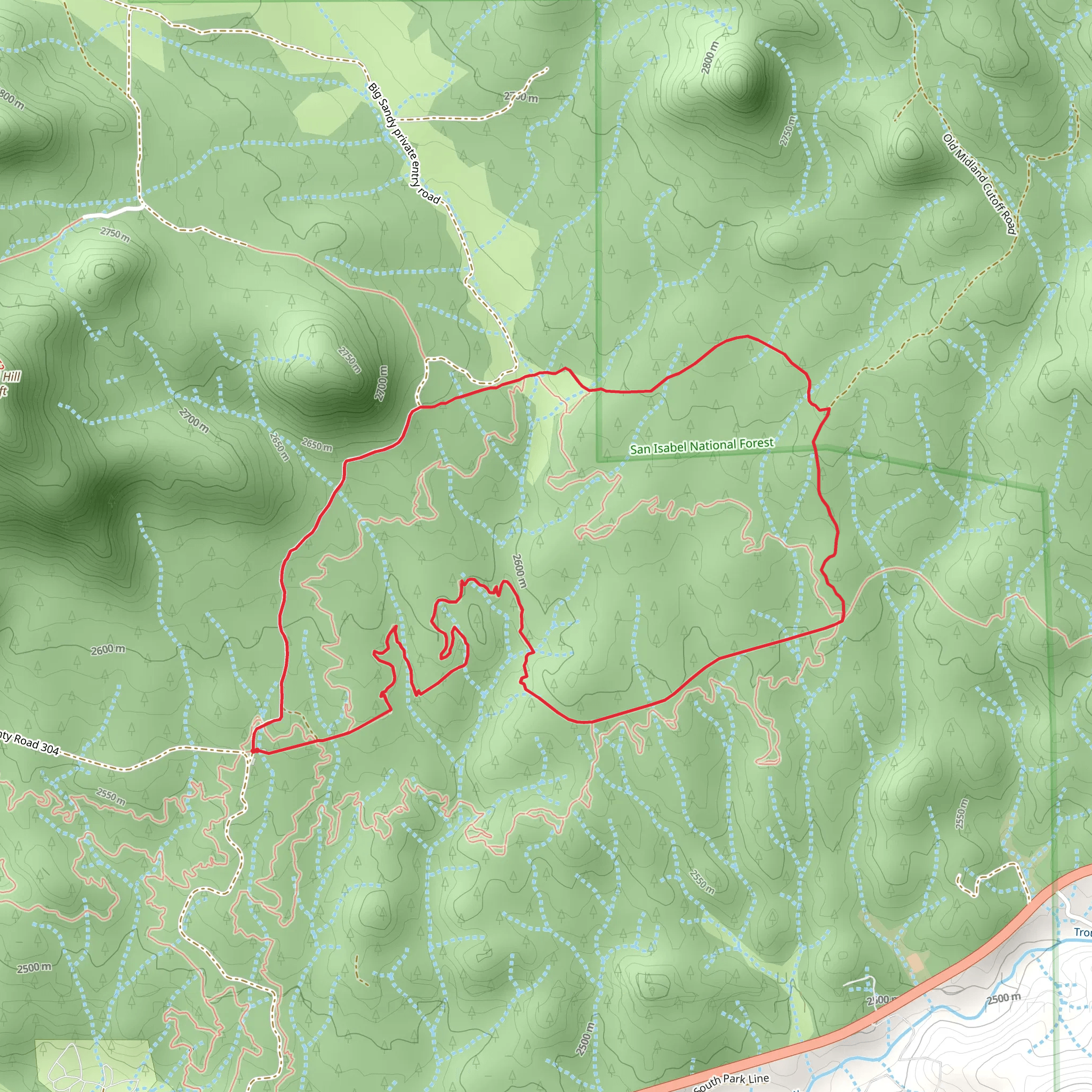 County Road 304 Loop mobile static map