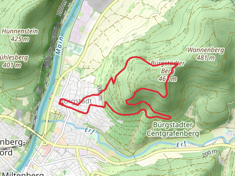 Ewaldsweg and Nibelungensteig Loop