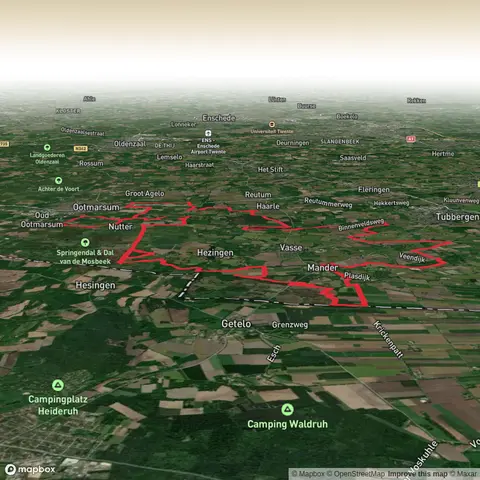 Mandergeide, De Mandercirkels, Vasserheide and Haarlerveld Loop