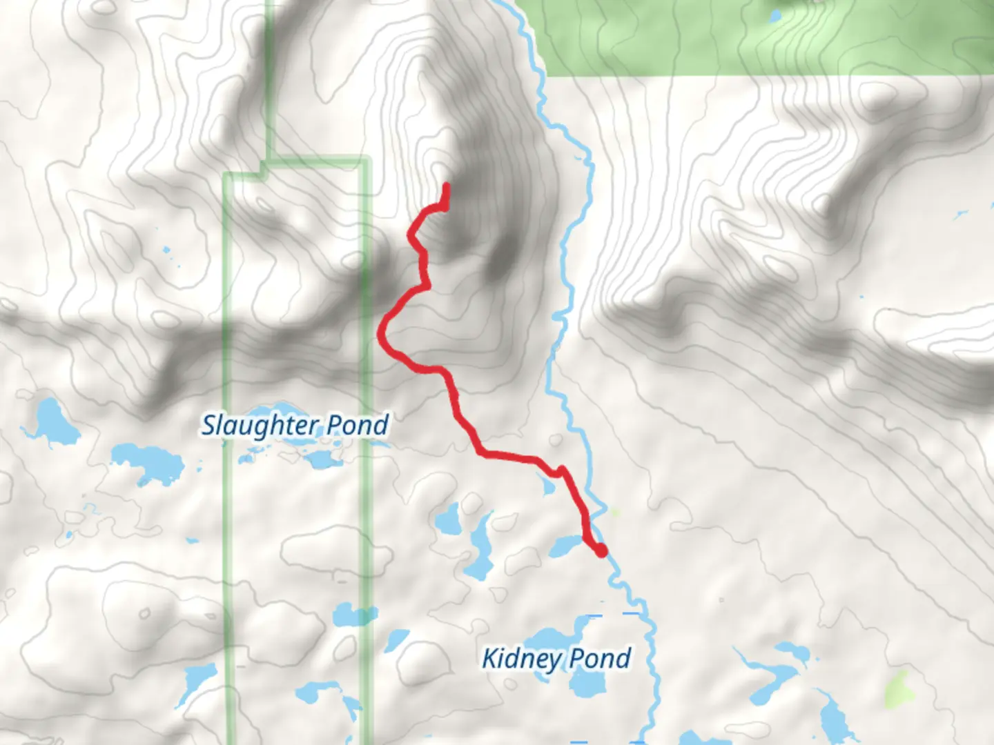 An image depicting the trail Doubletop Trail and its surrounding area.