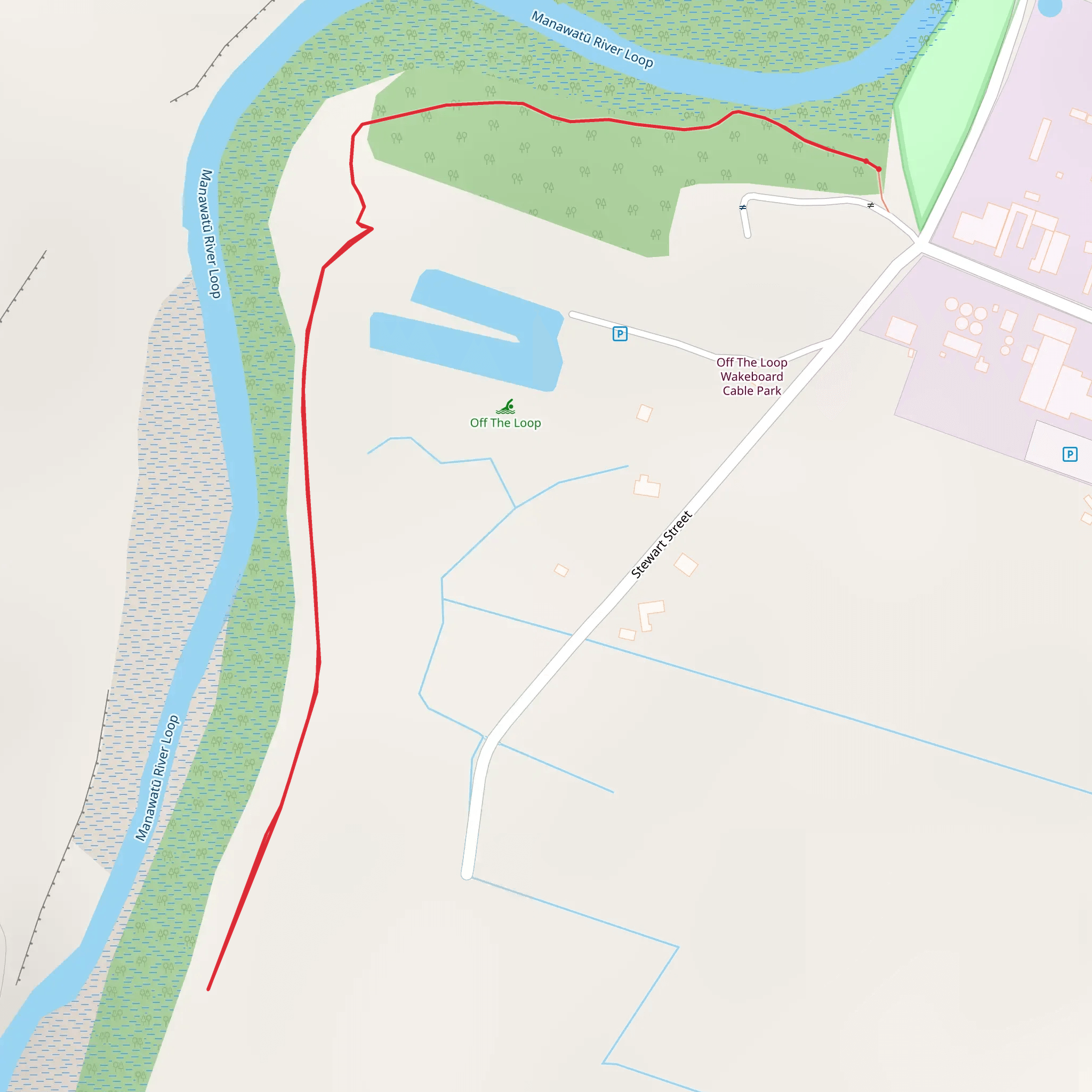 Foxton Manawatu River Walk mobile static map