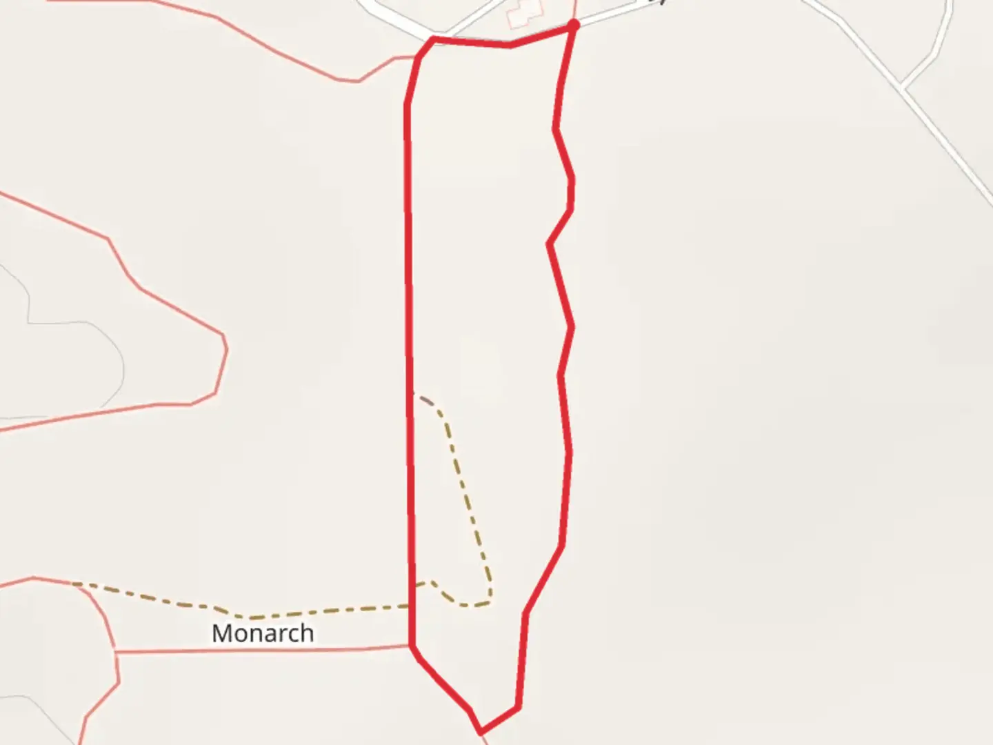 An image depicting the trail Newport Park Road Loop and its surrounding area.