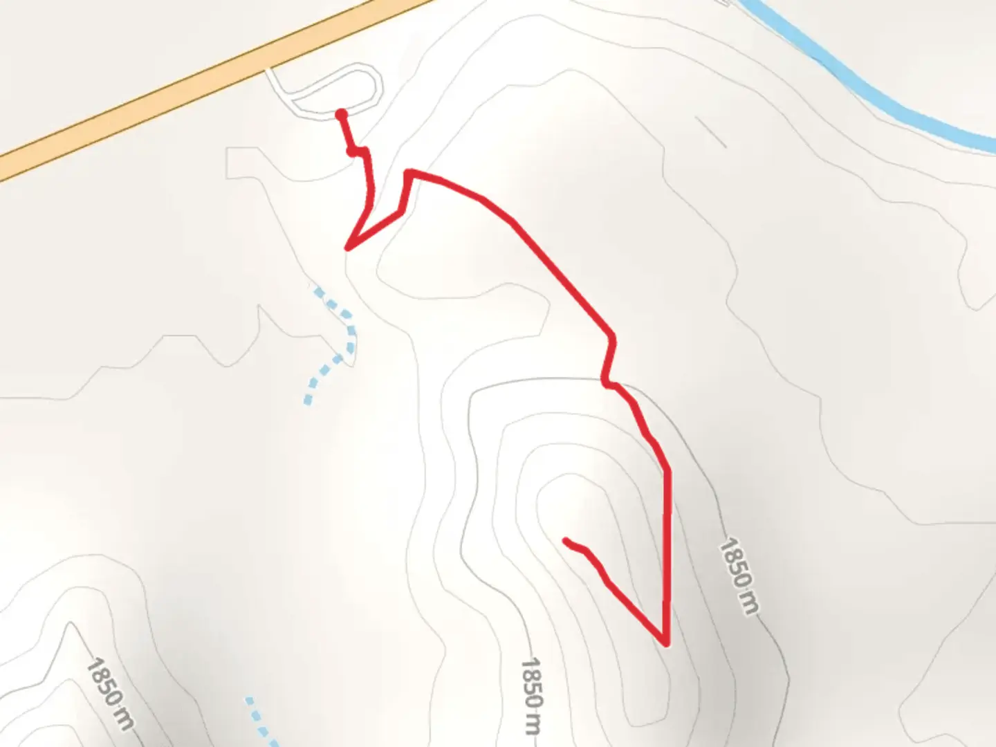 An image depicting the trail Poshuouinge Ruins Trail and its surrounding area.