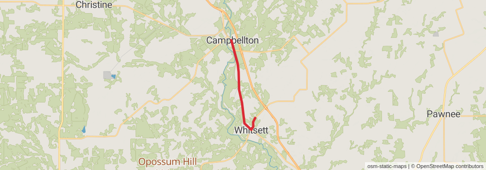 American Perimeter Trail - Texas Primary stage 65 Map