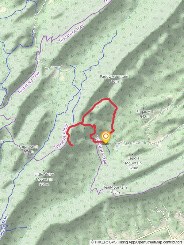 Sulphur Spring Gap Trail Tuscarora Loop Trail