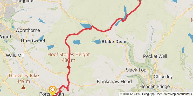 Yorkshire Round stage 10 Map