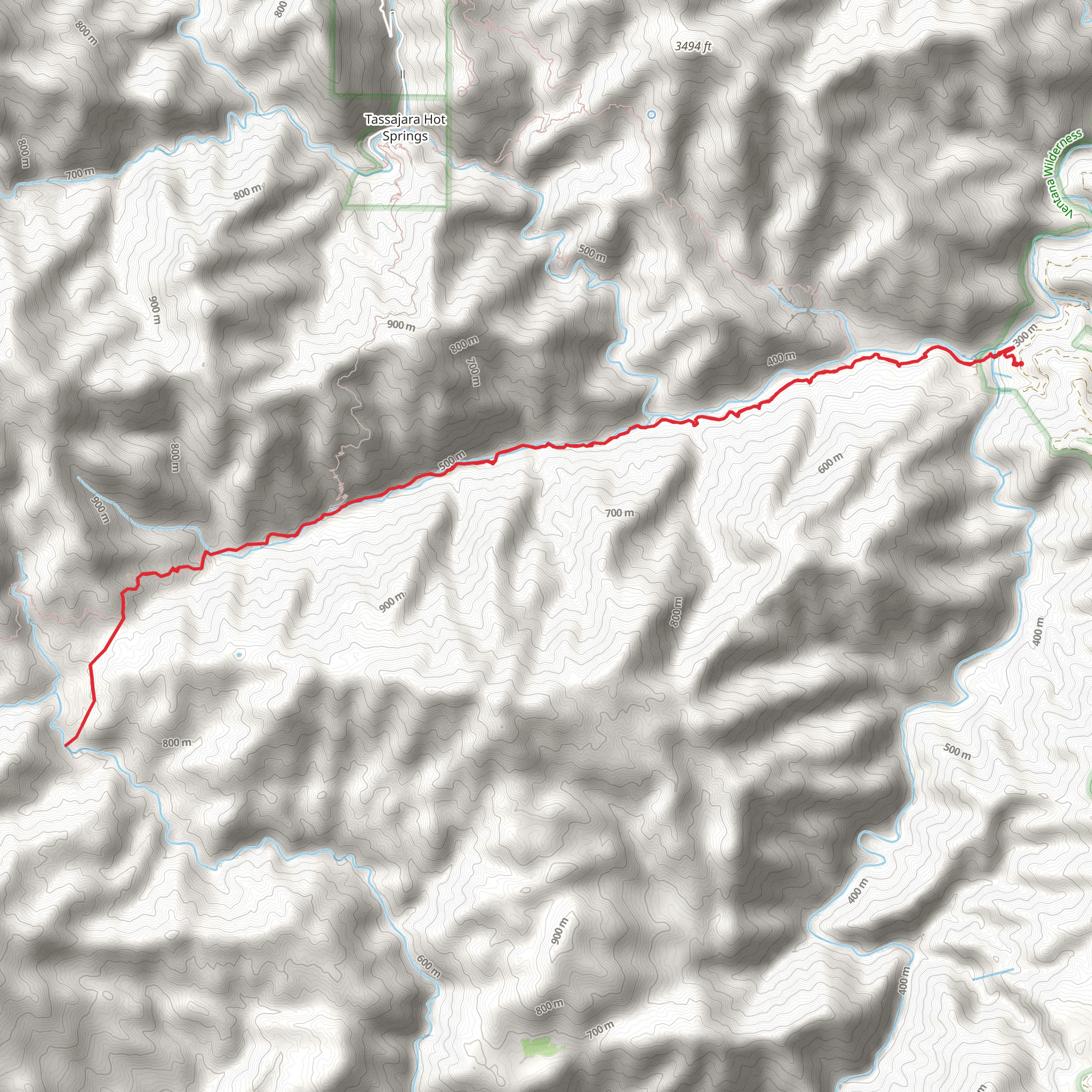 Zigzag Camp via Marble Peak Trail mobile static map