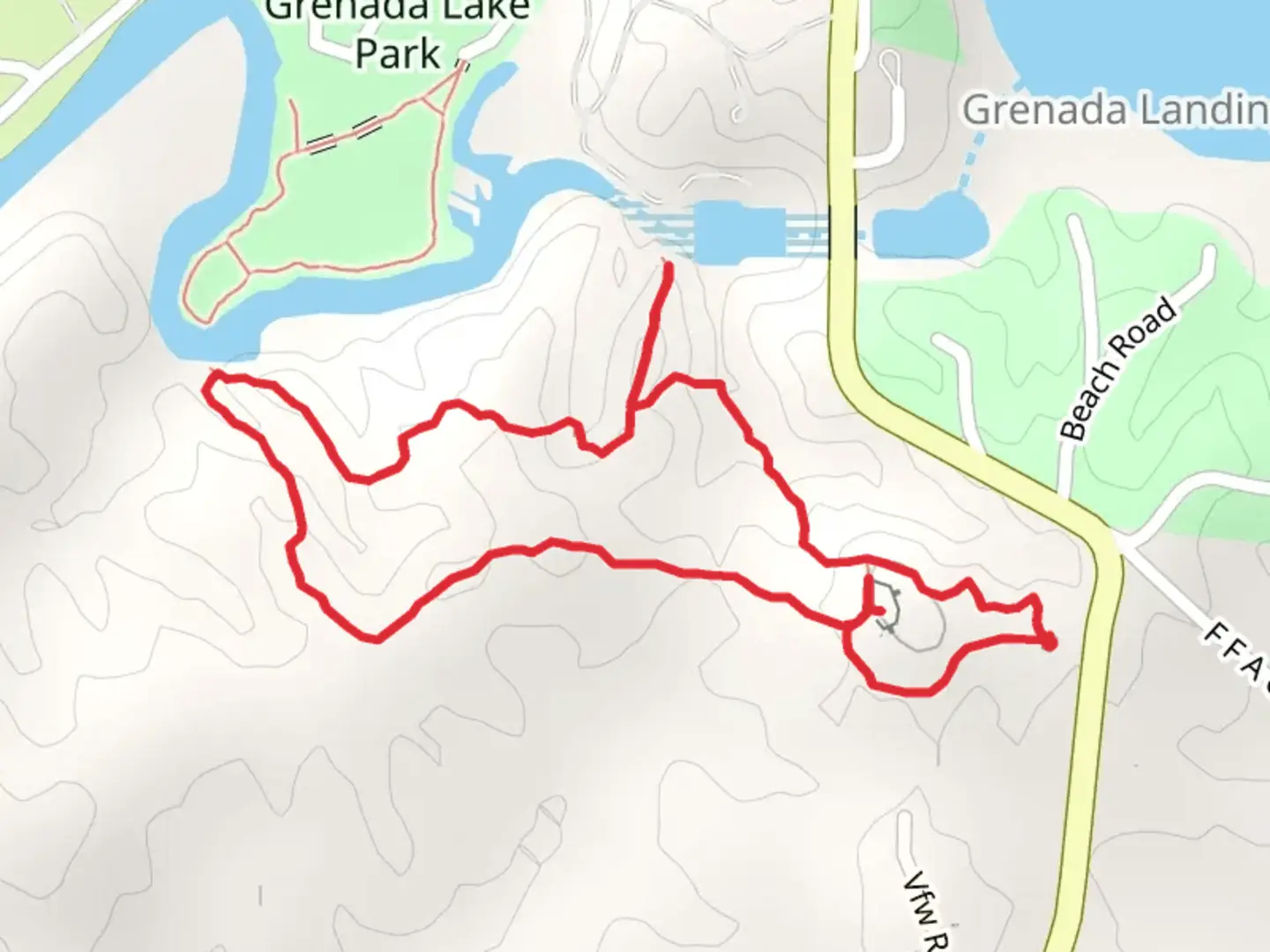 An image depicting the trail Lost Bluff Loop Trail and its surrounding area.