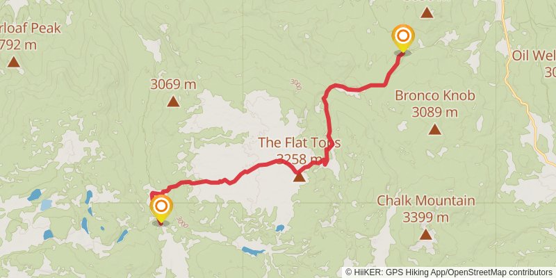 American Discovery Trail North Route stage 254 Map