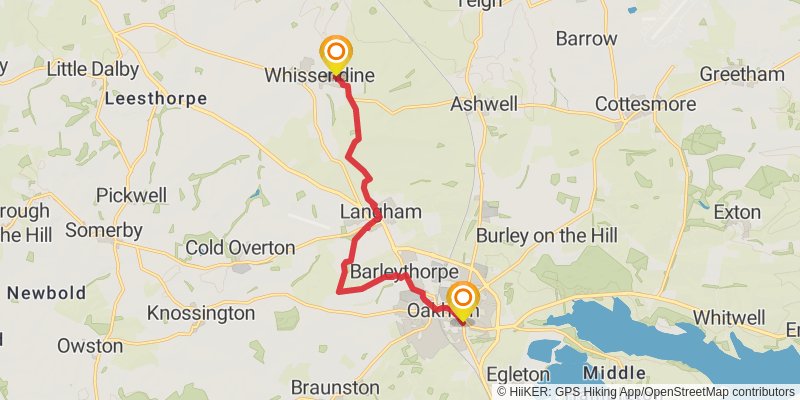 Rutland Round stage 6 Map