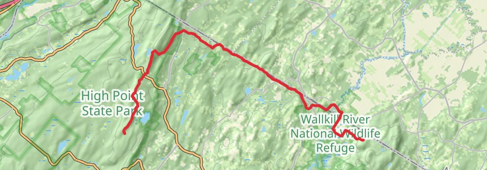 Appalachian Trail - New Jersey stage 5 Map