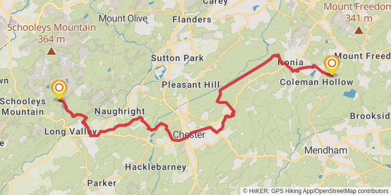 Patriots Path stage 3 Map