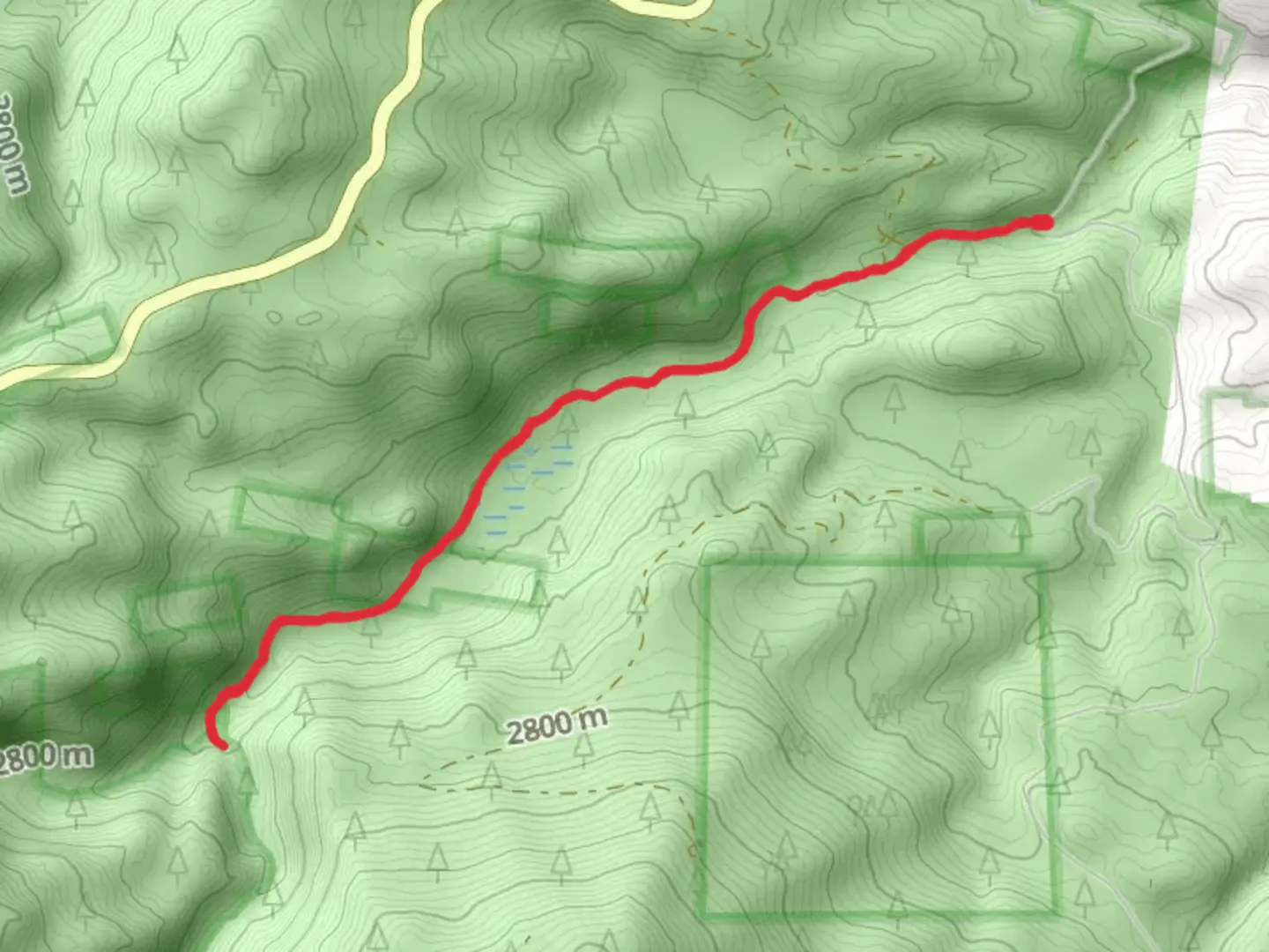 An image depicting the trail Green Mountain Falls Trail and its surrounding area.