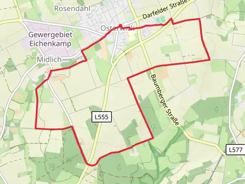 Osterwick Rundweg O1 and O3