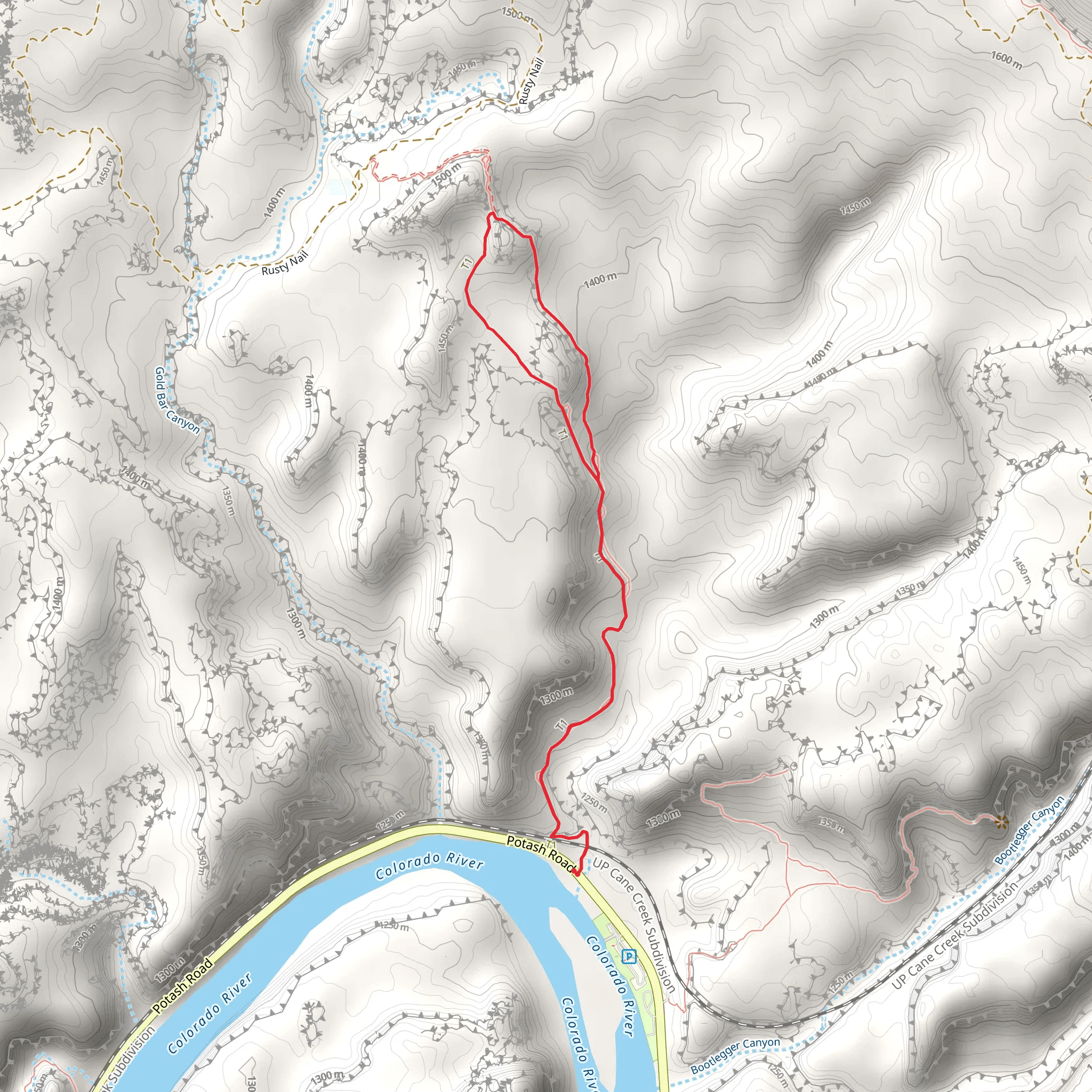 Jeep Arch Trail mobile static map