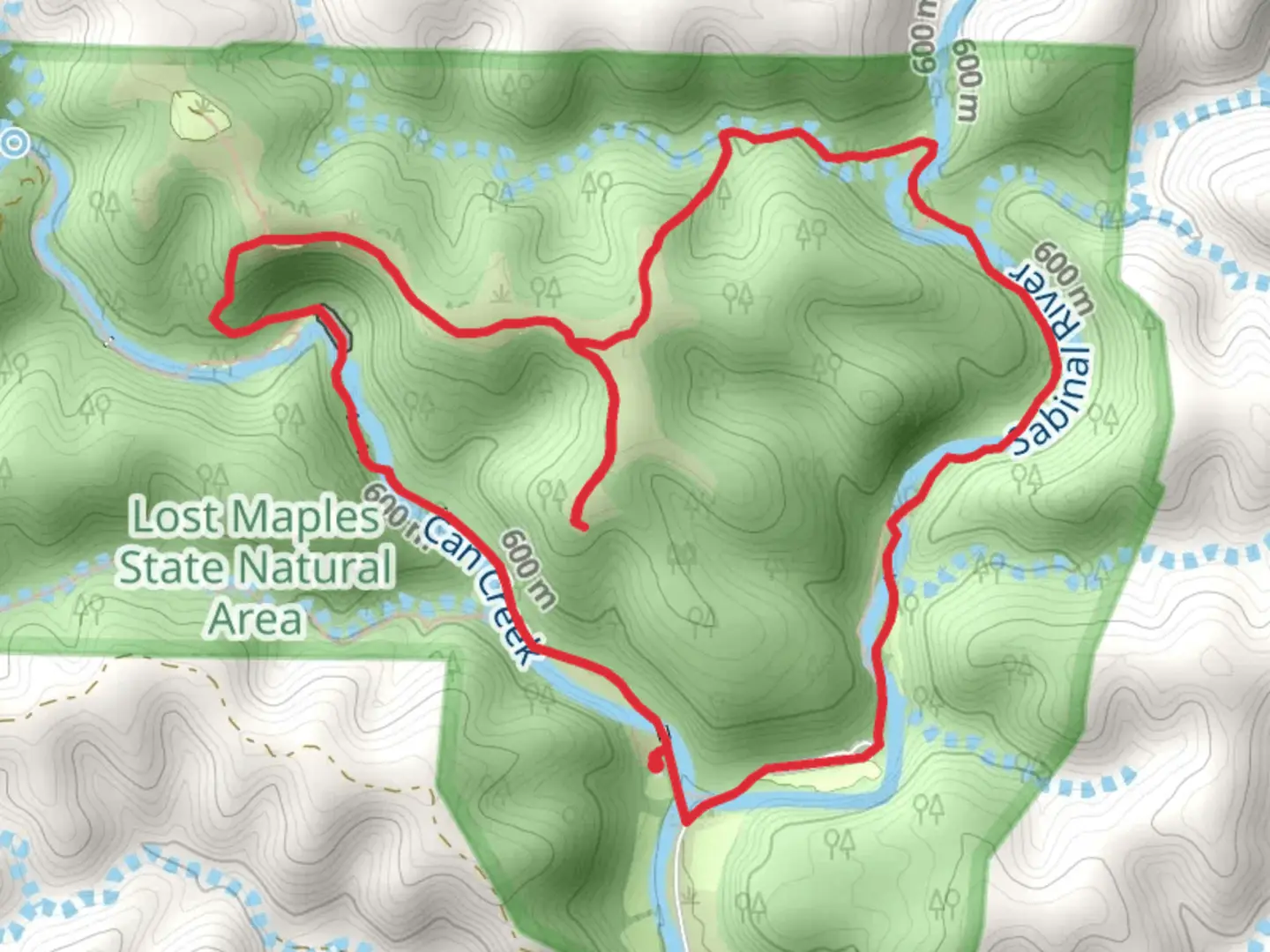 An image depicting the trail East Trail and Scenic Overlook Loop and its surrounding area.