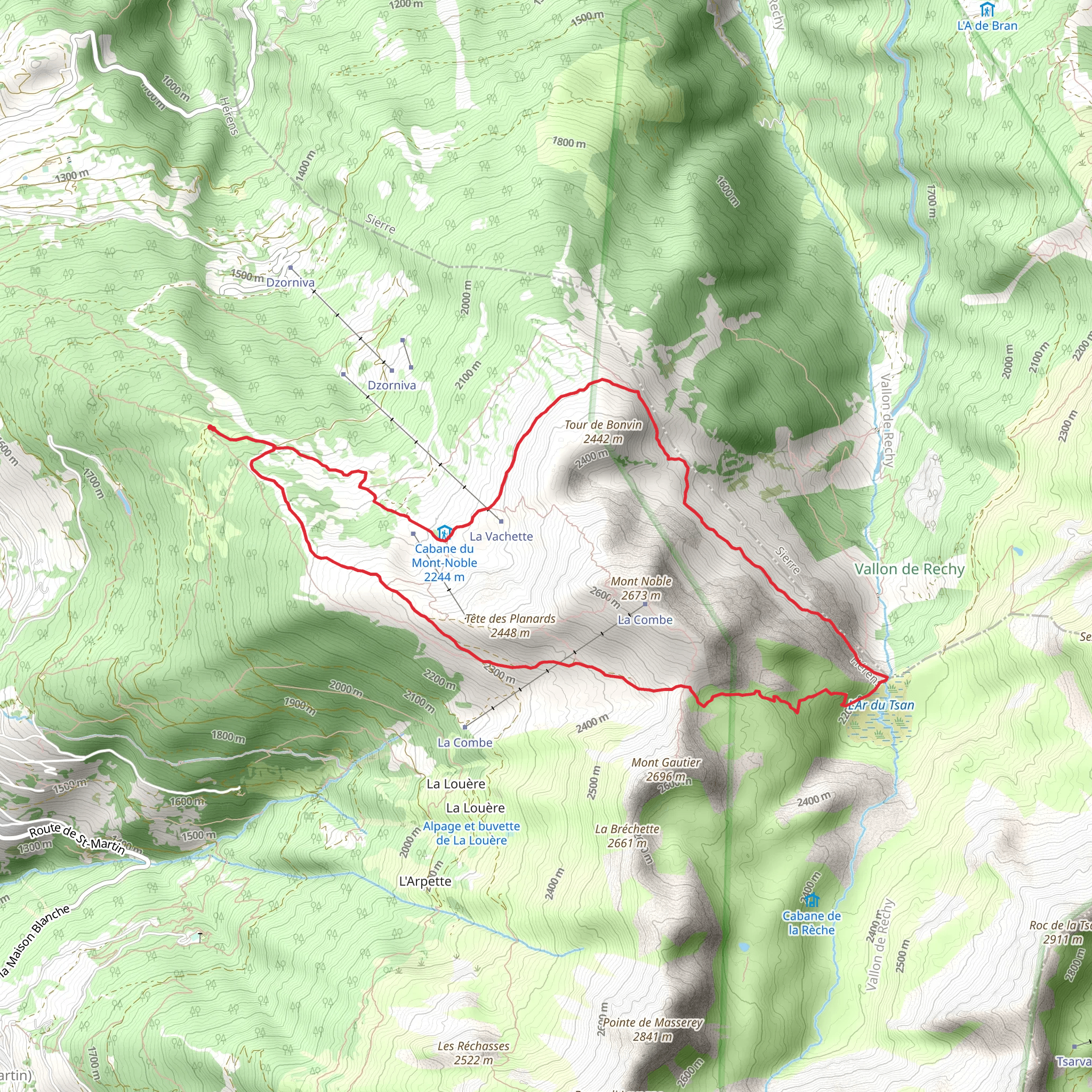 Charcoal Miners Trail mobile static map