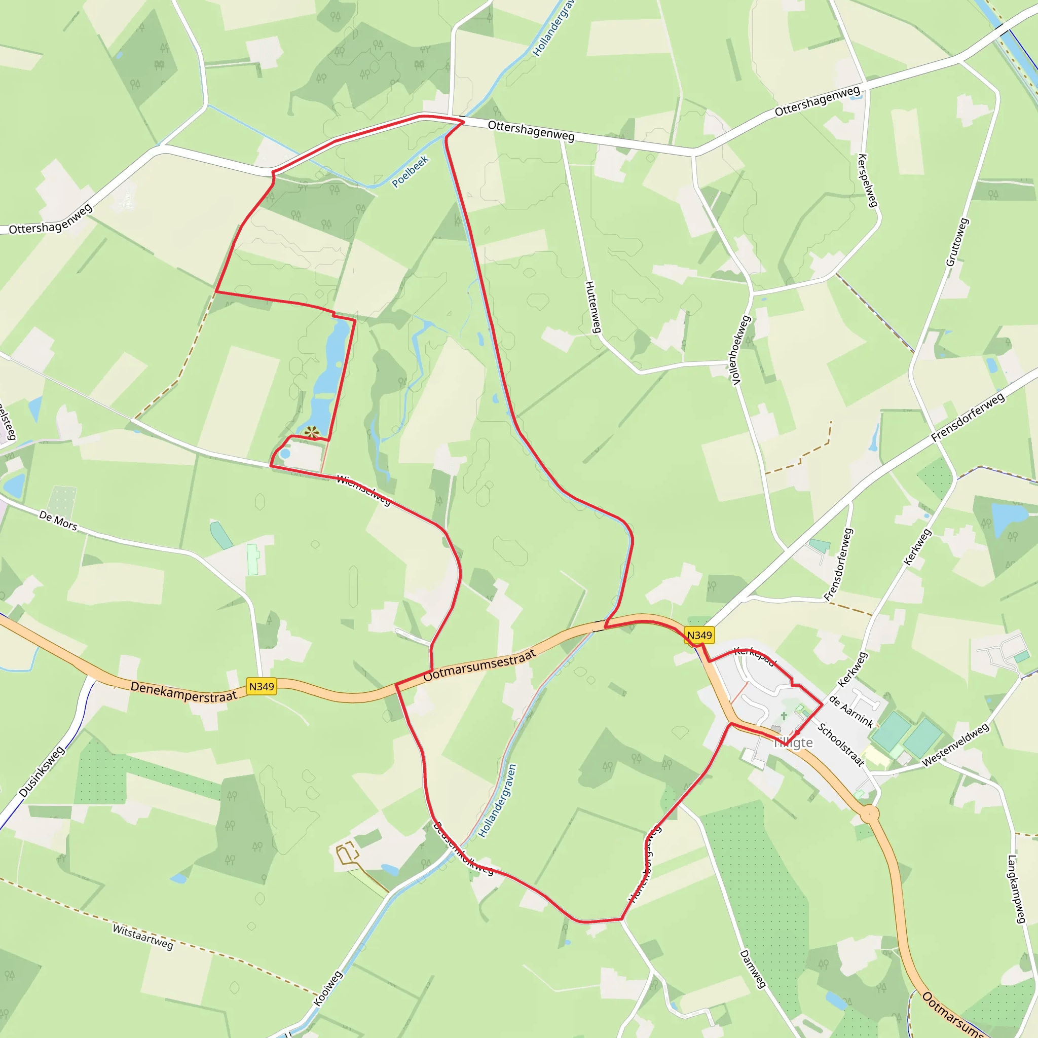 Enkterbrug and Zuiveringsinst Loop mobile static map