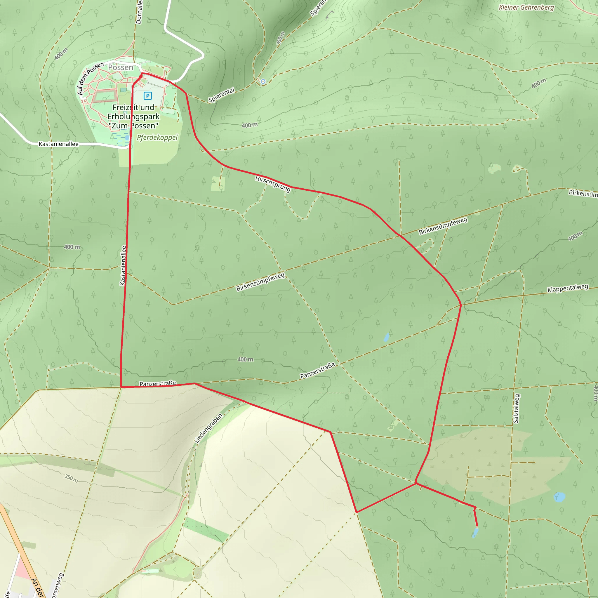 Rohrteich Rundweg mobile static map
