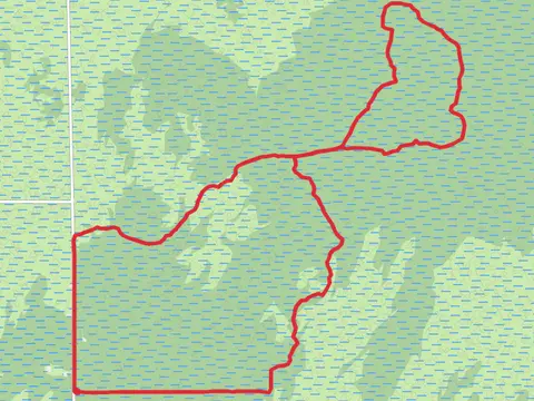 Burns Lake North Trail, Concho Billie Trail and Land H Loop Trail