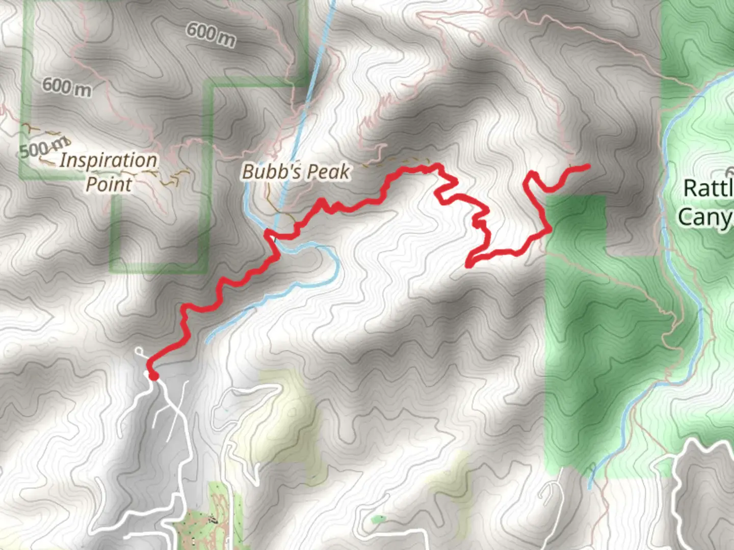 An image depicting the trail Mission Canyon Catway and Tunnel Trail and its surrounding area.