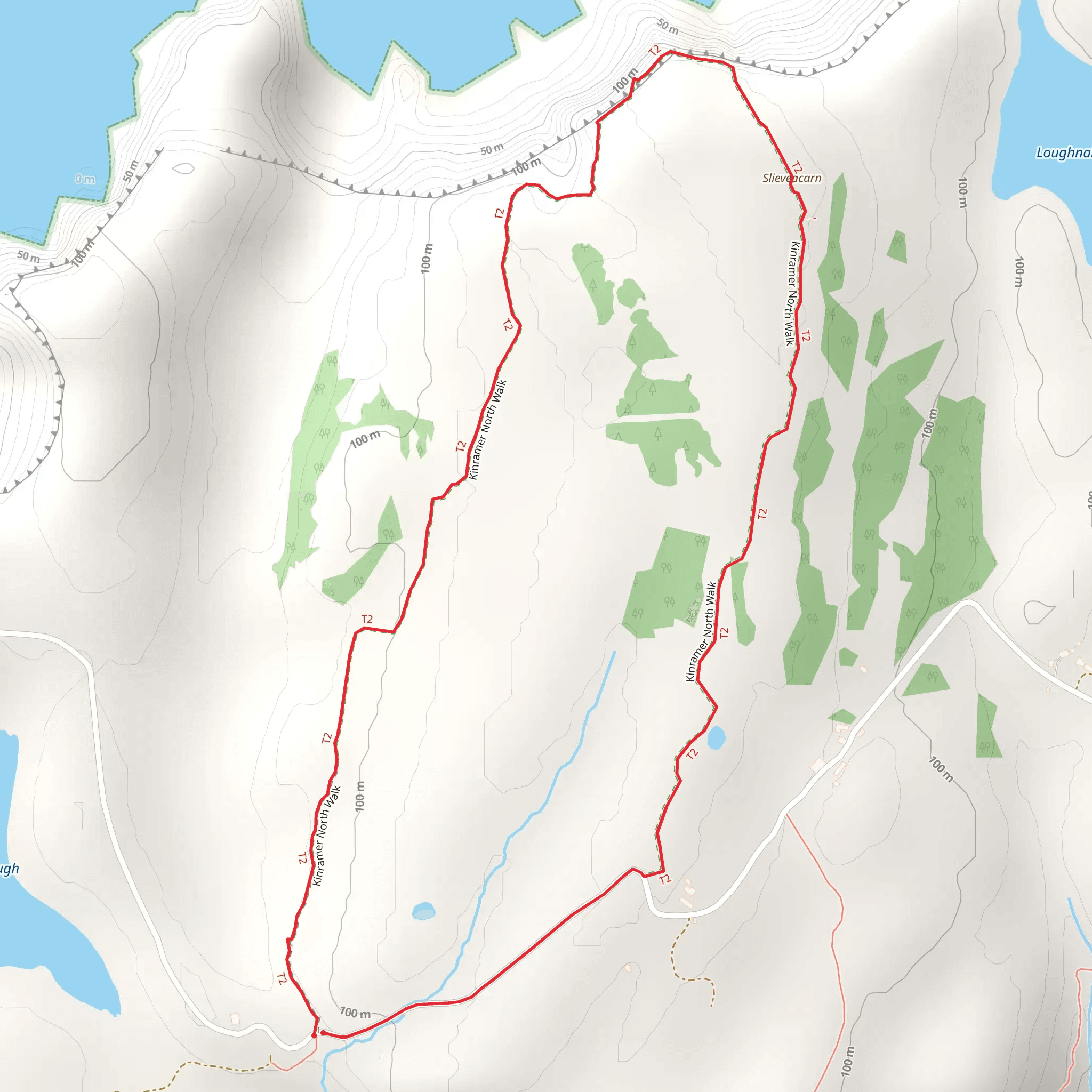 Rathlin Kinramer North Walk mobile static map