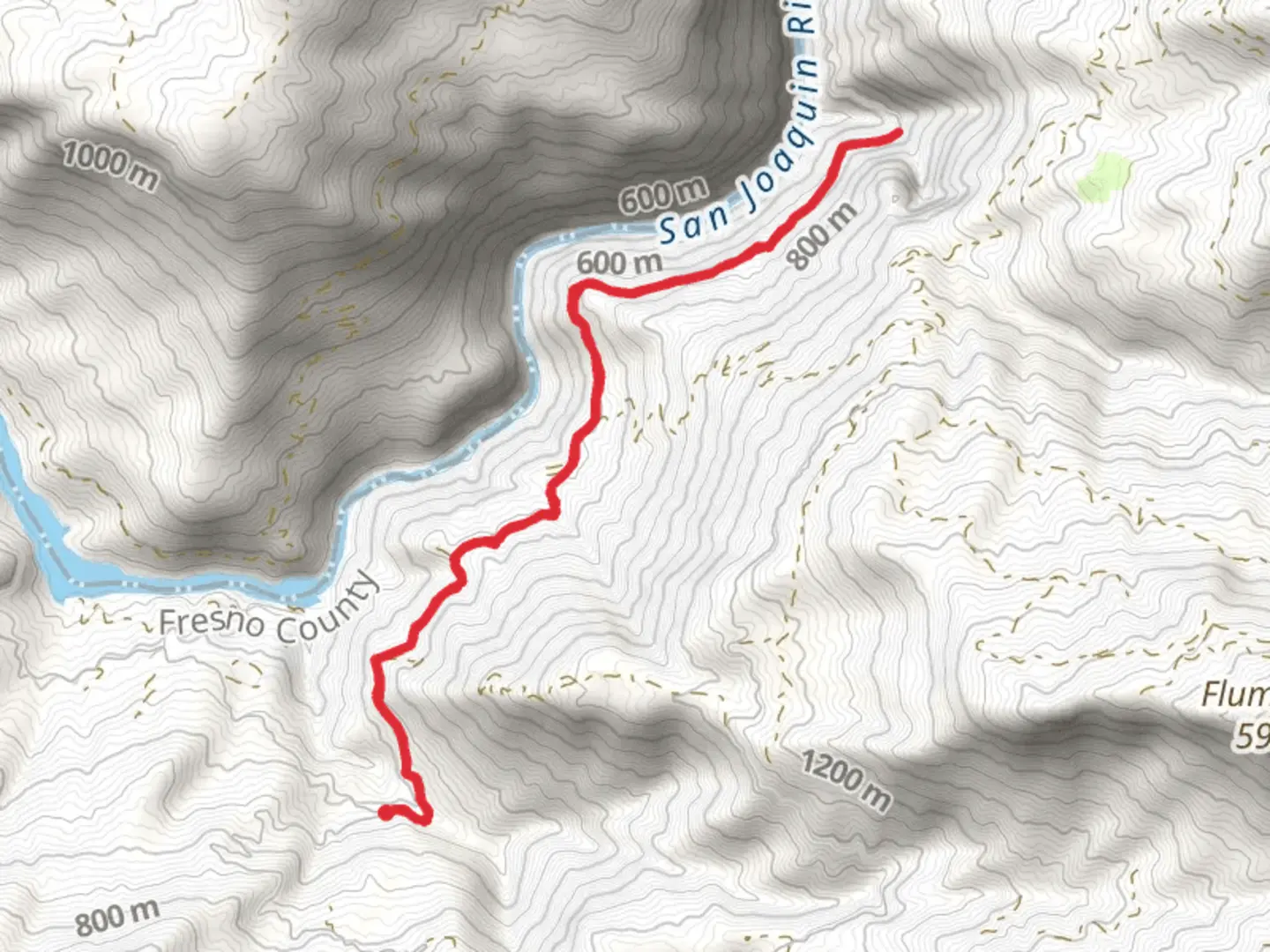 An image depicting the trail Million Dollar Road and its surrounding area.