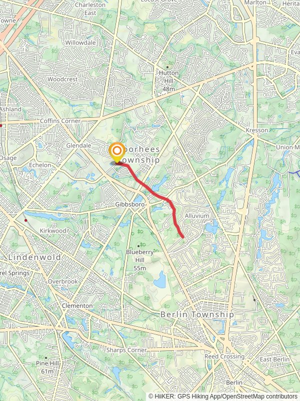 Blue Trail and Old Egg Harbor Road Path