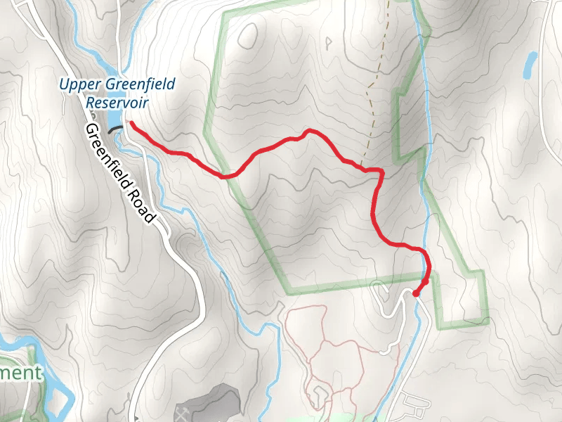 Upper Greenfield Reservoir Out and Back