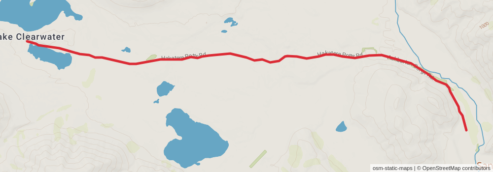 Te Araroa South Island stage 40 Map