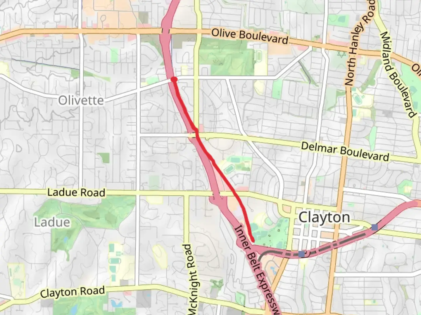 An image depicting the trail Centennial Greenway and its surrounding area.