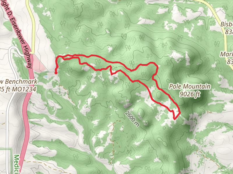 Headquarters Overlook - Browns Landing - Summit Loop Trail