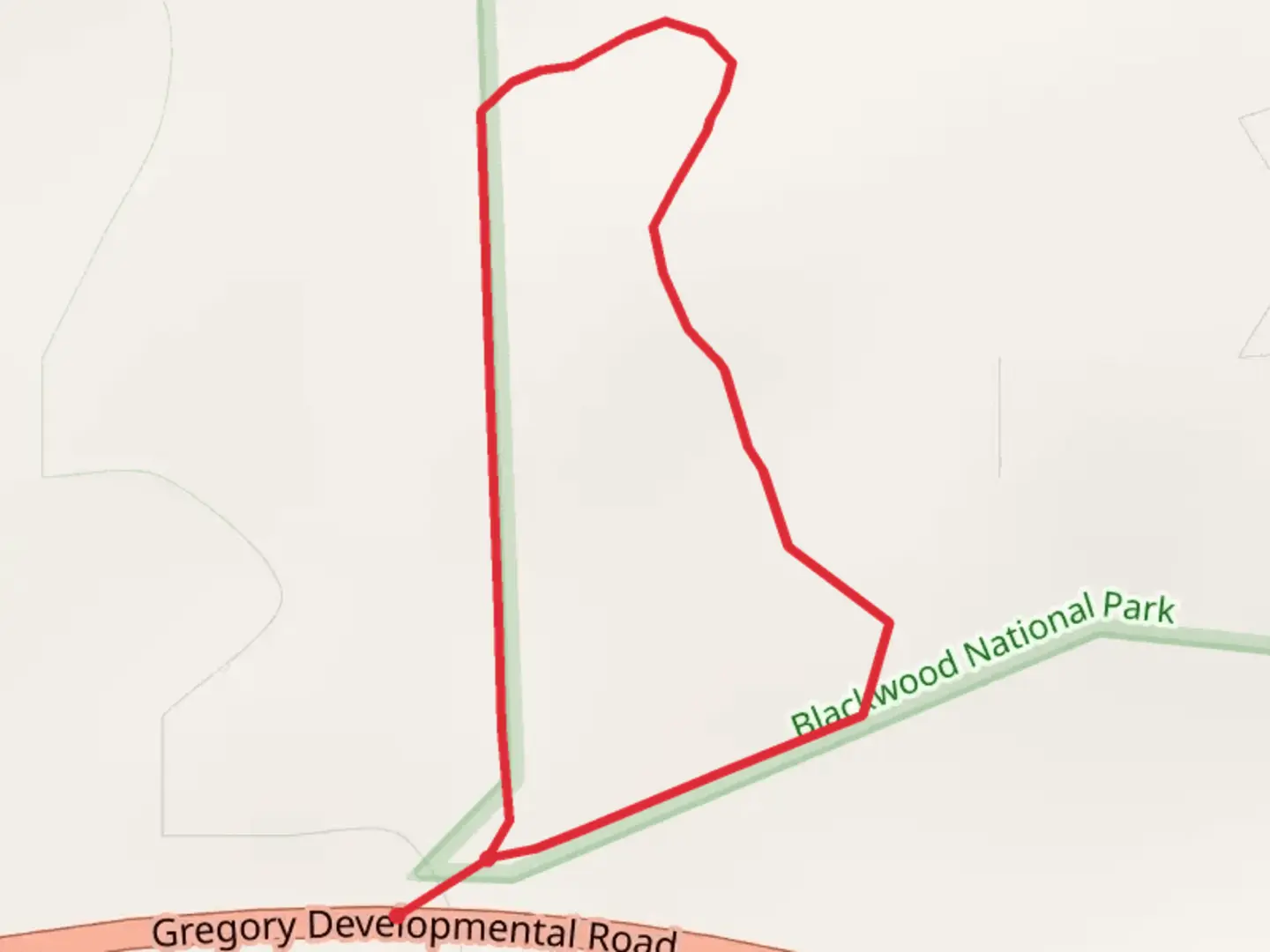 An image depicting the trail Brigalow Circuit Track and its surrounding area.