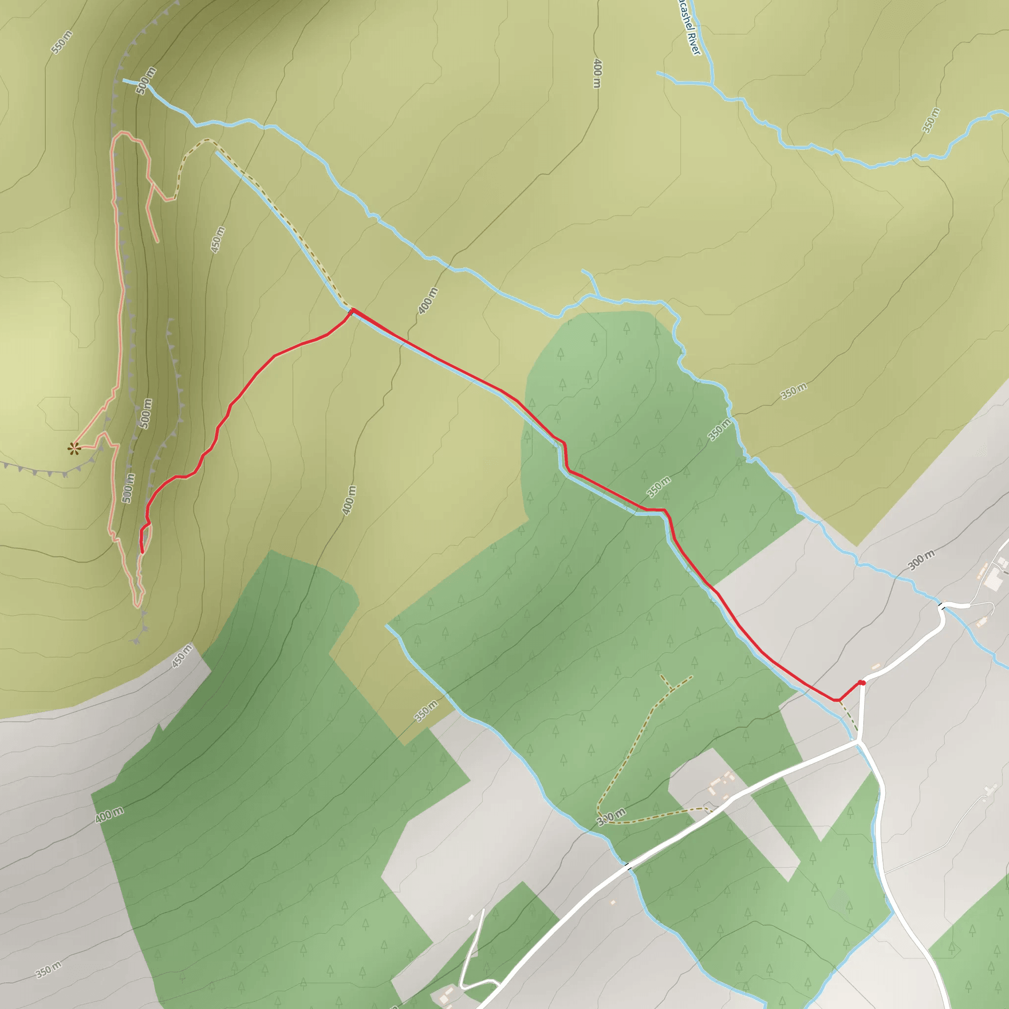 Mullaghgarve Mass Rock mobile static map