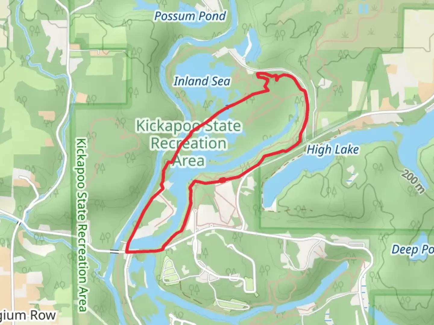 An image depicting the trail Clear Lake Trail and North Riverview trail and its surrounding area.