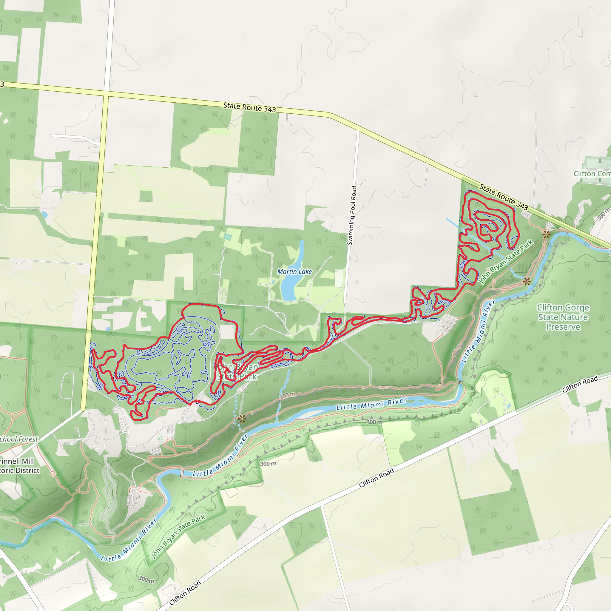 Powerline, Lower Great Scott and Upper great Scott Loop mobile static map