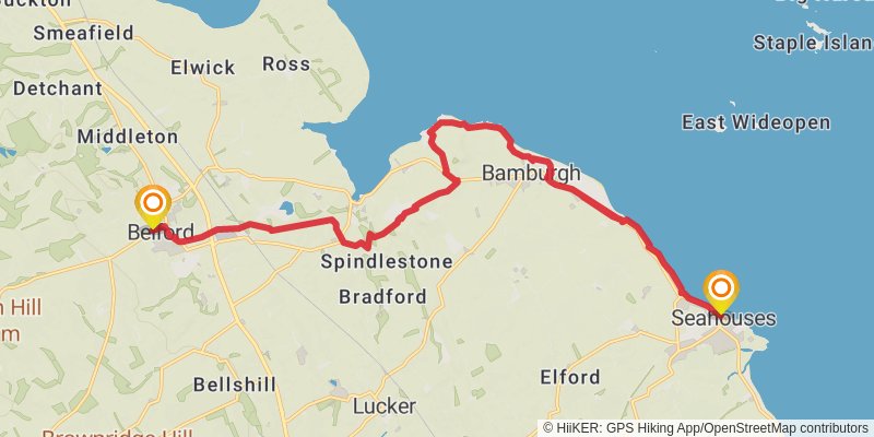 Carlisle to Cat and Fiddle Walk stage 9 Map