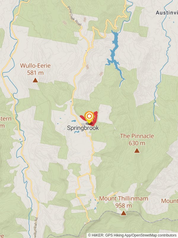 Purling Brook Falls Circuit Track mobile static map