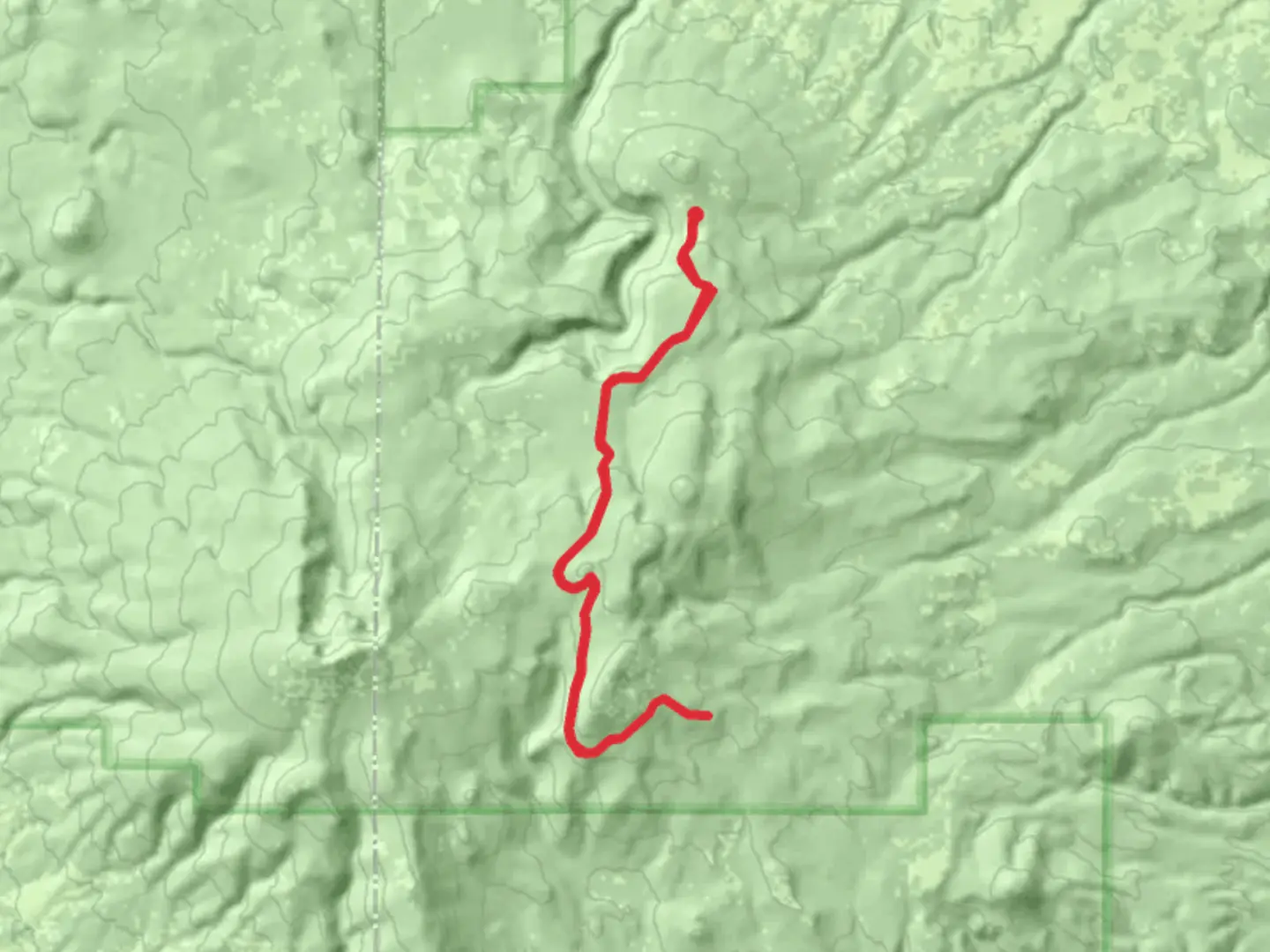 An image depicting the trail Bluebuck Trail and its surrounding area.