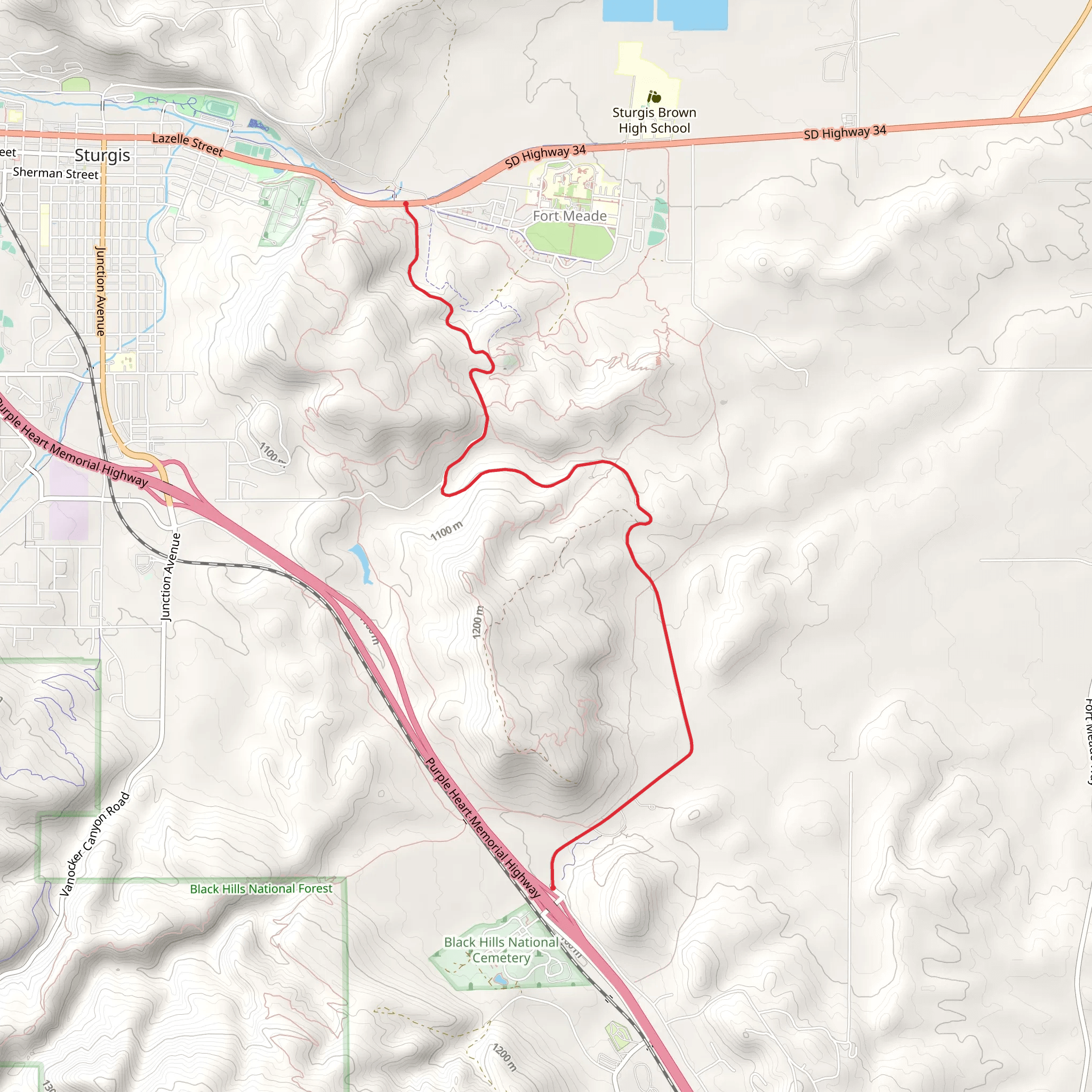 BLM Road Trail mobile static map