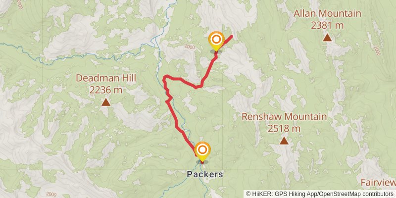 Bighead Creek via CDT stage 2 Map
