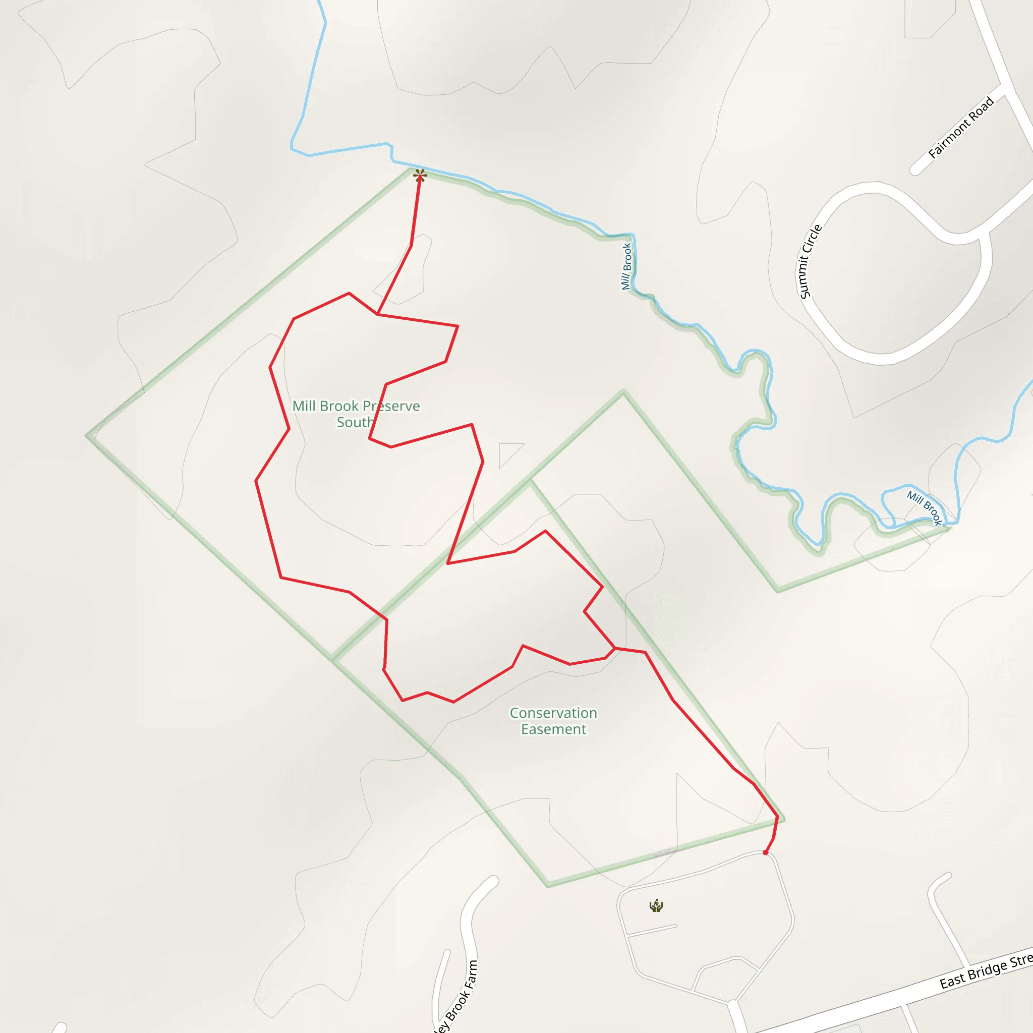 Mill Brook Loop mobile static map