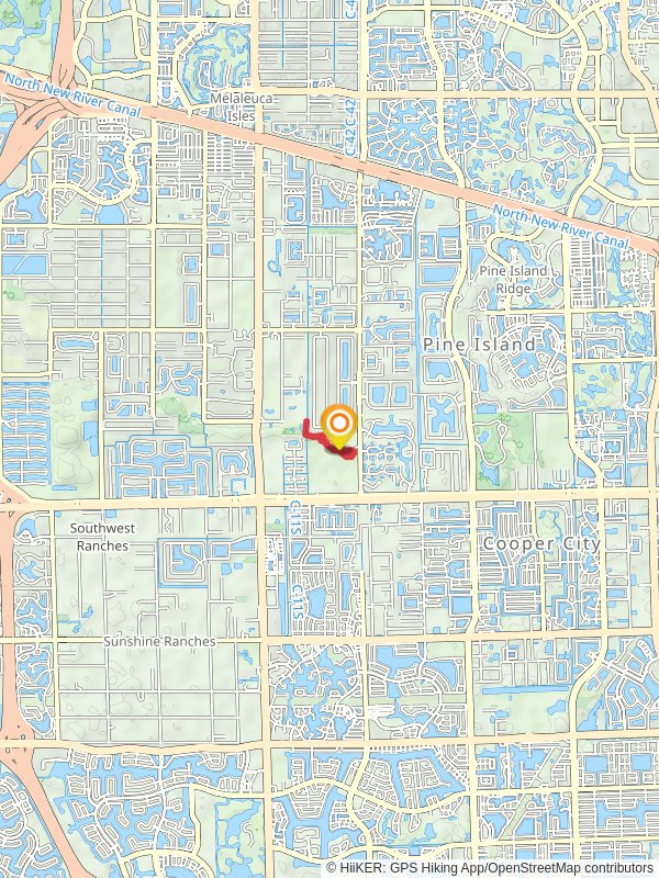 Robbins Lodge Park Loop mobile static map