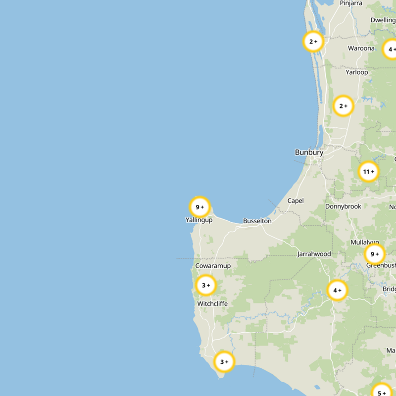 City Of Busselton Static Map
