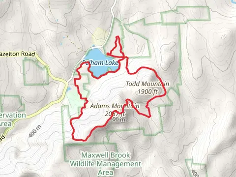 Adams Mountain and Fort Pelham Loop