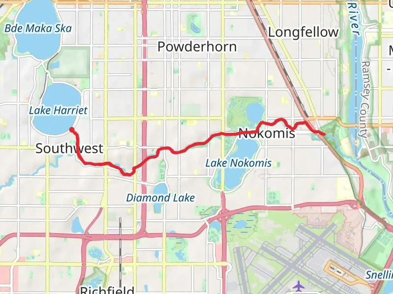 Grand Rounds National Scenic Byway and Minnehaha Creek Trail