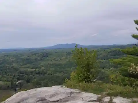 An image depicting the trail Hawk Mountain Loop and its surrounding area.